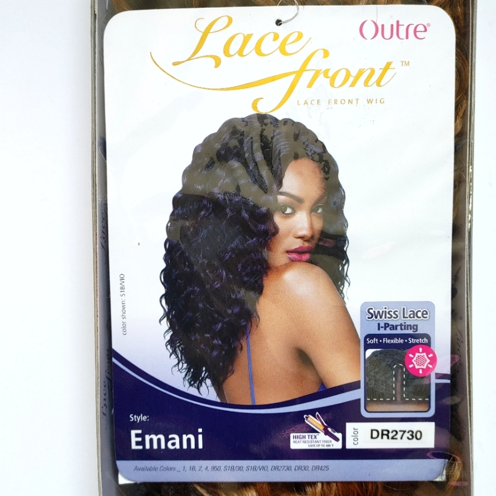 NWT Outre Synthetic Lace Front Wig - "Emani"